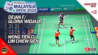 Ferdinansyah / Gloria Widjaja vs Wong Tien Ci / Lim Chiew Sien | Malaysia Open 2025 | R32 Highlights