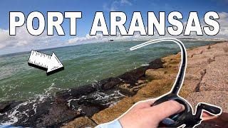 Fishing the Port Aransas Jetties! Texas Saltwater Fishing Trip (Part 2)