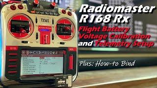 Radiomaster R168 • How-to Bind and Calibrate for Flight Battery Voltage