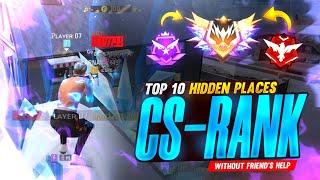 TOP 10 HIDDEN PLACES IN CLASH SQUAD IN FREE FIRE | CS RANK PUSH TIPS AND TRICKS 2025 | Player 07