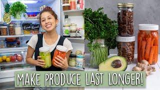 How To Make Produce Last Longer & Reduce Waste 25+ Tips!