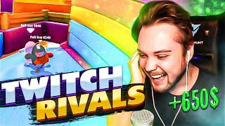 МАРК ИГРАЕТ В ТУРНИР TWITCH RIVALS по Fall Guys (ft. buster, cheatbanned, Limon4ik21)