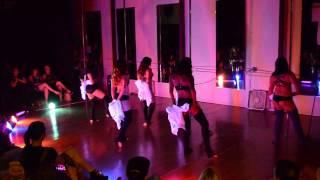 Onyx Pole and Aerial Fitness "Hot Summer Nights" Sassy Show Group Performance