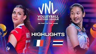  FRA vs.  THA - Highlights | Week 2 | Women's VNL 2024