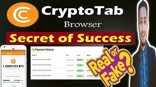 CryptoTab Browser My Secret of Success | Fast Earning on CryptoTab | CryptoTab 2024