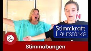 Stimmtraining - Stimmübungen für Stimmkraft und Lautstärke