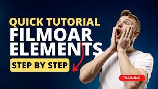 How to Use Filmora Elements | Element Customization in Filmora |  Filmora Training Step by Step 12