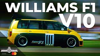 F1 3.5-litre V10 Renault Espace devours Goodwood Hill