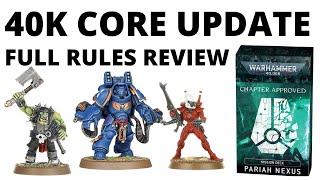 The Big 40K Core Gameplay Update - All Changes Reviewed from Chapter Approved Pariah Nexus