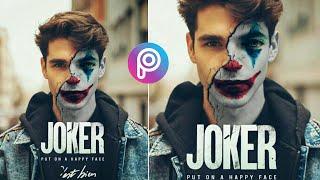 Picsart JOKER Face Editing  Picsart New Editing Style