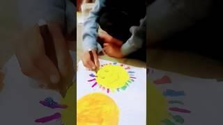 Angaro ka ambar sa lgta he mora sami // sunflower drawing // kids sunflower drawing // sami pushpa2