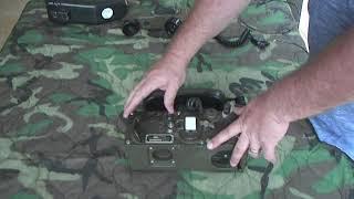 FIELD PHONE OPS: US Military  TA- 312 Field Phone