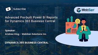 Advanced Pre-built Power BI Reports for Dynamics 365 Business Central