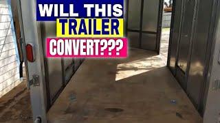 DIY CARGO TRAILER CONVERSION PLANS Part 2 6 x 12 Cargo Trailer Camper Conversion