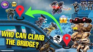  WHICH ROBOTS CAN CLIMB THE BRIDGE ON YAMANTAU MAP ? || WAR ROBOTS WR ||