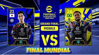 FINAL DO MUNDIAL DE EFOOTBOLL 24 MOBILE | eFootball™ Championship 2024 | WORLD FINALS