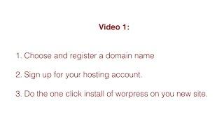 Video 1   Step One of Creating Your Business Loan Brokering Website