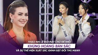 Thảo Nhi Lê thể hiện cực xuất sắc khi được hỏi về "KHỦNG HOẢNG BẢN SẮC" tại Hoa hậu Hoàn vũ Việt Nam