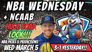 NBA Picks Today Wednesday 3/5/2025 | Free NBA Best Bets, Predictions & Player Props Today