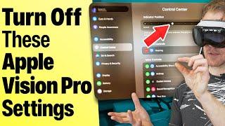 Apple Vision Pro Settings You NEED To Turn Off Now!