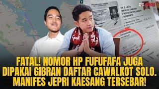 NOMOR HP FUFUFAFA DIPAKAI GIBRAN DAFTAR CAWALKOT SOLO. MANIFES JEPRI KAESANG TERSEBAR! | OTR Eps.740