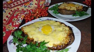 Фаршированные баклажаны в духовке/  Stuffed eggplant in the oven /Лодочки из баклажан рецепт