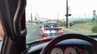 Train Horn Prank at Rail Road Crossing.