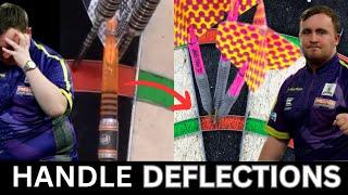 DEFLECTIONS in DARTS ...HOW PRO players HANDLE it?