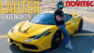 Ferrari 458 Speciale | Couldn't get any louder!!! | Novitec Straight Pipe