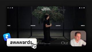 Build a stunning Awwwards page with no-code