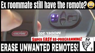  Easy How-To Erase and Reprogram Genie Garage Door Remotes and Keypad