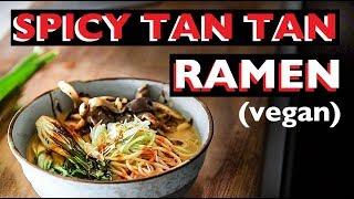 VEGAN RAMEN RECIPE | How to make easy Spicy Tantanmen Broth ビーガンラーメン