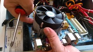 How to remove and replace the cooler on the processor? How to replace the thermal paste of the proce