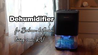 Dehumidifiers for Bedroom Bathroom Living Room RV with 7 LED Lights