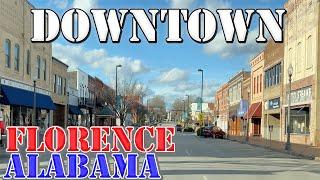 Florence - Alabama - 4K Downtown Drive