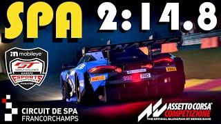 SPA HOTLAP | 2:14.8 | 720S GT3 EVO | ACC 1.9