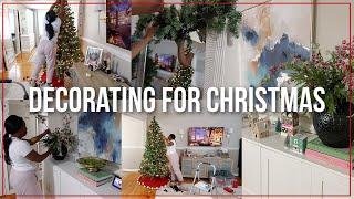 CHRISTMAS DECORATE WITH ME | COLORFUL CHRISTMAS DECOR IDEAS ON A BUDGET, CHRISTMAS HOME REFRESH!