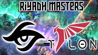 CARRY PUDGE vs TERRORBLADE !!! TALON ESPORTS vs TEAM SECRET - RIYADH MASTERS DOTA 2