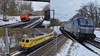 Zugverkehr in Ludwigsfelde-Struveshof(14.2.2025) und Berlin-Malchow(21.2.2025)