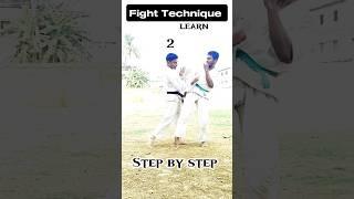 Karate fighting technique for beginners #martialarts #tutorial #selfdefense #karate #shorts