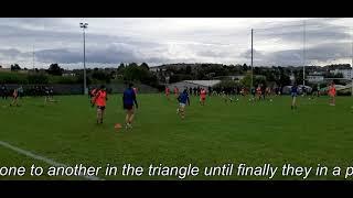 GAA COACHING: BENNY COULTER TURN with back to goal and shoot drill 45secs