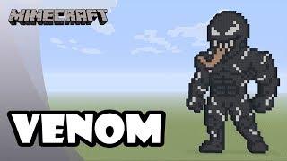 Minecraft: Pixel Art Tutorial: Venom (Venom Movie)