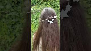 Easy DIY hair accessories 🩵 | Mermaid #mermaid #meerjungfrau #diy #tutorial #hair #hairstyle