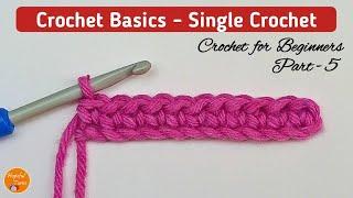 How to Single Crochet | BEGINNERS Series - Lesson 5