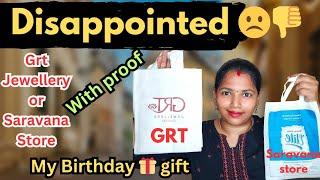 grt jewellery disappointed| Saravana stores | my birthday gift #grt #saravanastores #silver