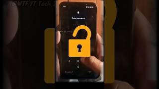 How to unlock phone Without Password | How to Crack Android Pin Lock 2023 #shorts #youtubeshorts