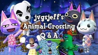 jvgsjeff's Animal Crossing Q & A