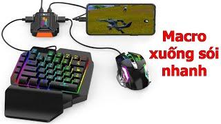 Hướng dẫn macro xuống sói nhanh PUBG Mobile trên Gamwing LIEYing Pro khiến địch bất ngờ