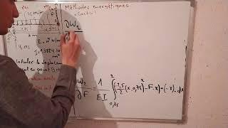 Exercice 1-RDM II- Calcul le déplacement - Théorème de Castigliano- Partie 5