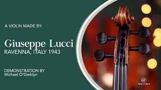 Giuseppe Lucci, Ravenna Italy, Violin 1943